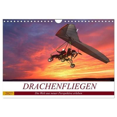 Drachenfliegen - Die Welt aus neuer Perspektive erleben (Wandkalender 2027 DIN A4 quer), CALVENDO Monatskalender