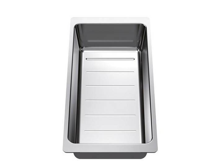 Blanco Resteschale, Edelstahl, Metall, 36.8x8.2x18.5 cm, Küchen, Küchenausstattung, Küchenspülen