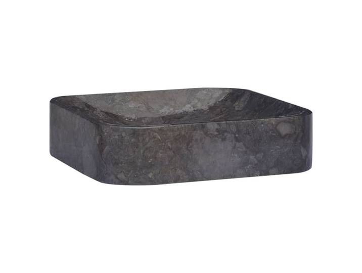 Vidaxl Evier 40x40x10 cm Marmor Schwarz