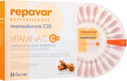 Repavar Monodermà C10 Intensive Facial Capsules 28 Units 28