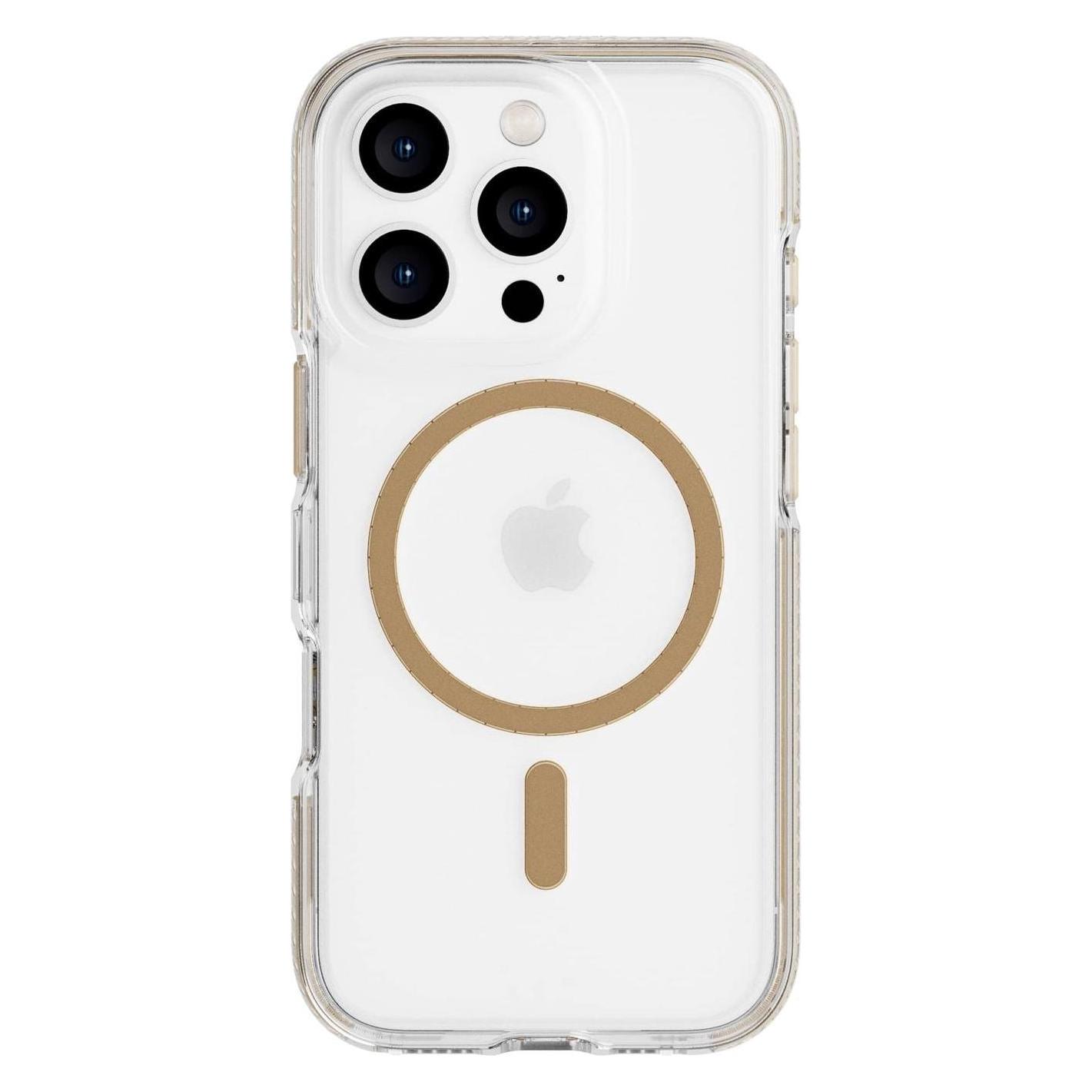 Evo Tech21 - Crystal - Cover - iPhone 16 Pro - Crystal MagSafe - Gold (Apple iPhone 16 Pro) (T21-10977)