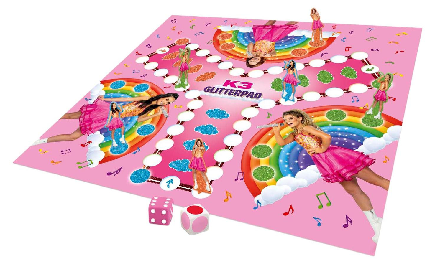 Studio 100 K3 Bordspel – De Glitterpad-uitdaging