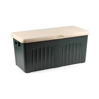 Dmora Asco - Kiste, 57x125x56h cm Anthrazit, UV-beständig, wasserdicht