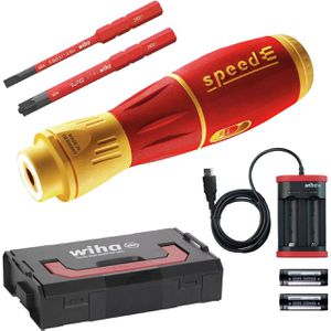 Wiha Akkuschrauber speedE II electric, 44318, 3,7V / 1,5Ah, mit LED-Licht, Bitset und Box, 1 Nm