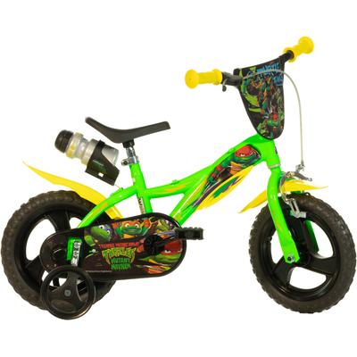 Kinderfahrrad DINO BIKES "Turtles 12" Kinderfahrrad 2-4 Jahre" Gr. 21, grün, Fahrräder, Kinder, 12 Zoll (30,48cm) hinten: 12 Zoll (30,48cm)