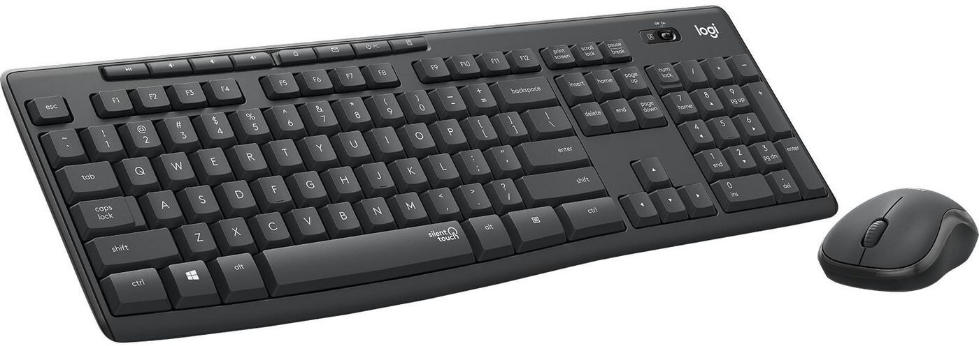 Logitech MK295 Silent Wireless Keyboard and Mouse Combo Graphite - US International