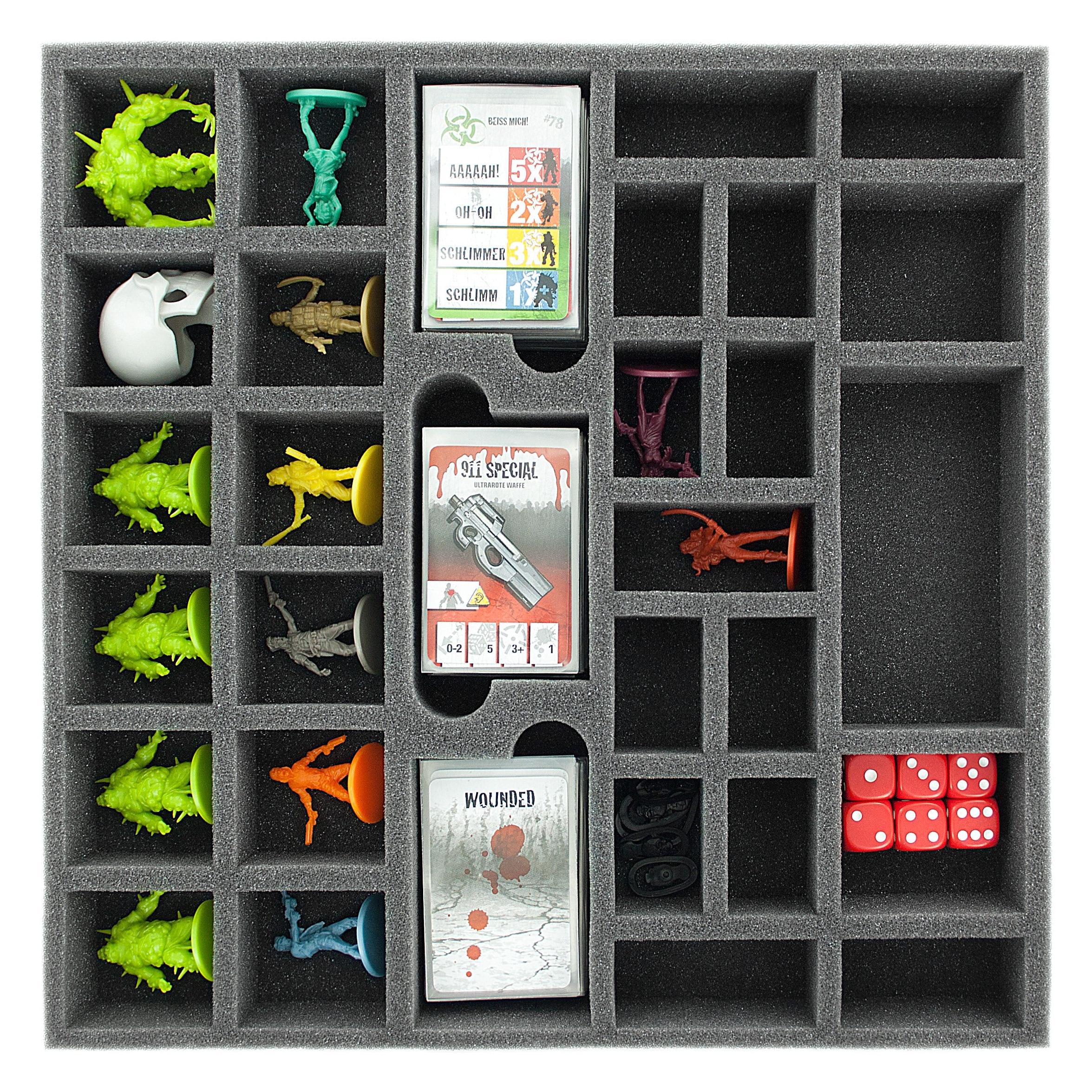 Feldherr AG041ZC04 - 41 mm Schaumstoffeinlage für Zombicide Toxic City Mall (Schaumstoff) (AG041ZC04)