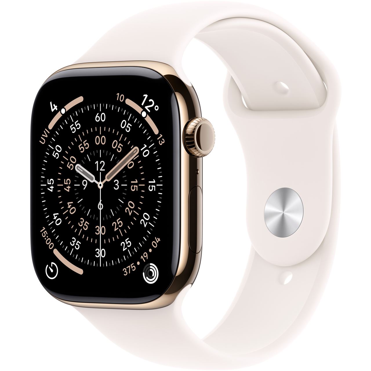 Apple Watch S11 2025 Titan Gold Cellular 46mm (Sportarmband blassrosa) M/L