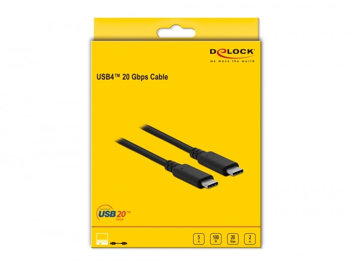 Delock USB4 20 Gbps Kabel 2 m