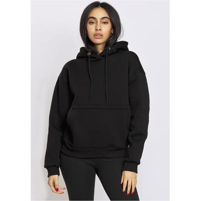 Kapuzensweatshirt FRESHLIONS "Balina", Damen, Gr. S, schwarz, 65% Baumwolle, 35% Polyester, unifarben, normal, ohne Ausschnitt, Sweatshirts, mit elastischen Bündchen