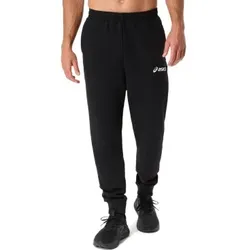 Asics für Herren. 2031F329 Schwarze Logo Fleece Hose (M), Lässig, Baumwolle