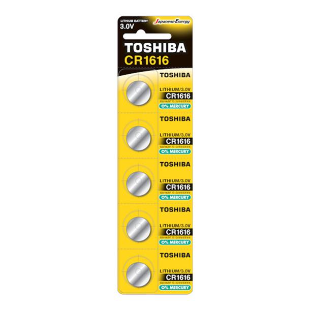 Toshiba CR2016 Batterie (5 Stk., CR2016) (4904530108129)