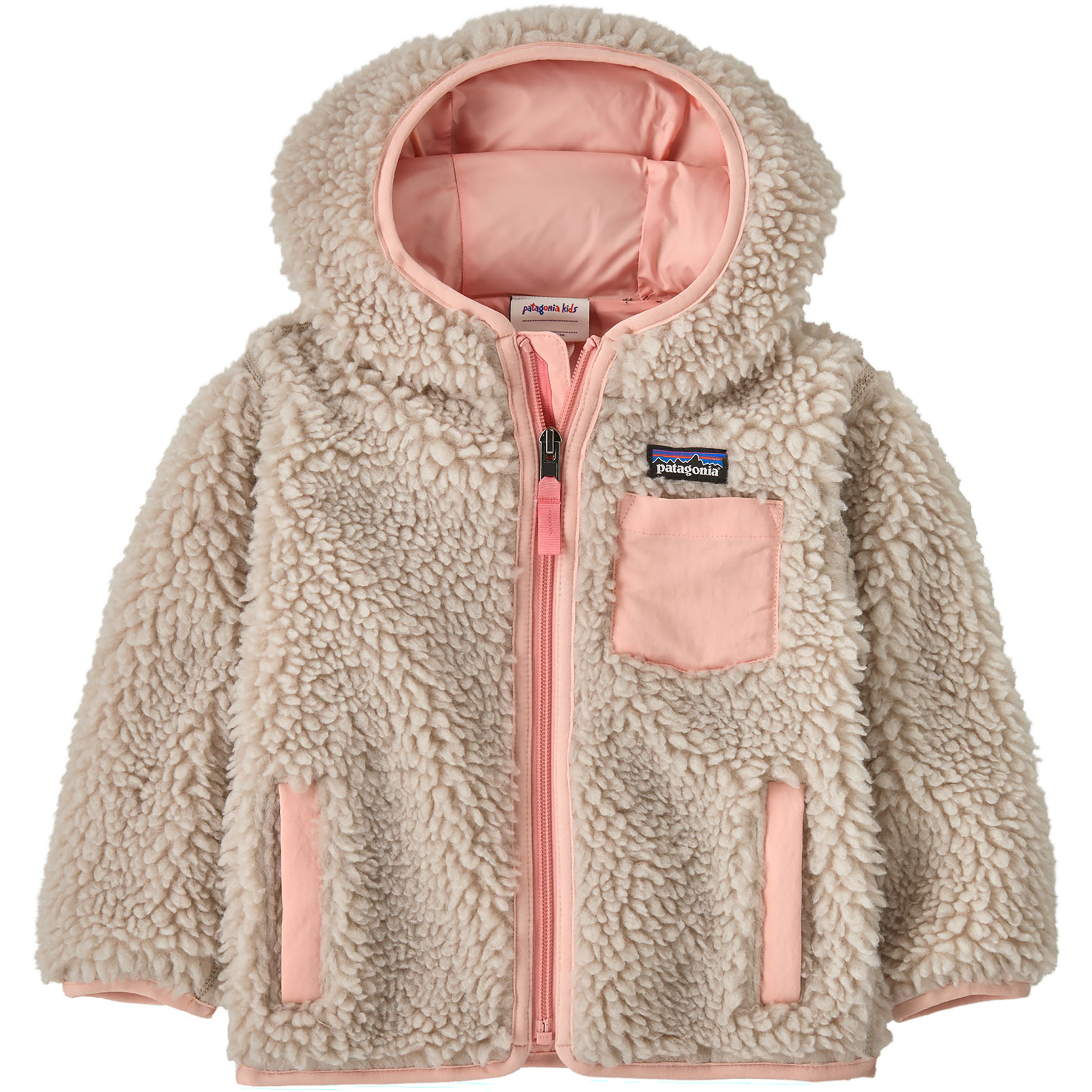 Patagonia Baby Retro-X Kinder Fleecejacke beige Größe 104 Lifestyle Windabweisend Wasserabweisend