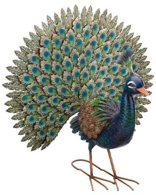 Regal Art & Gift - Drop Ship Royal Peacock Sculpture Multi Cool , Multi Cool