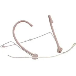 Mipro MU-55HNS-3U Miniatur-Kond.mikrofon, Nackenbügel in 3 verschiedenen Größen, beige, (Kugel),4-pol