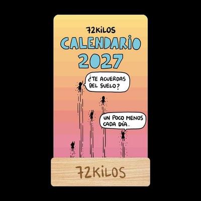Calendario mesa de tarjetas 2027 - 72 kilos, Taschenbuch von , Planeta Gifts, 978-84-19-43445-6