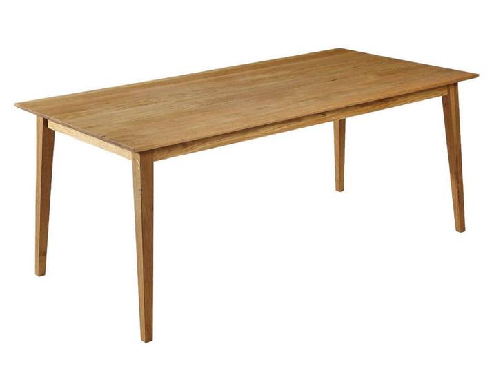 58 aufm Kessel Esstisch Massiv Darice 140 x 90 x 74 Küchentisch Holz massiv Wildeiche geölt (Einzeltisch)