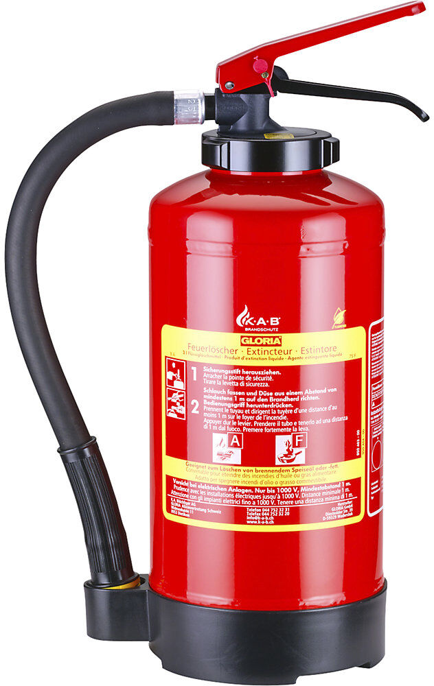 Fettbrand-Feuerlöscher FA 3 EASY, Brandklasse A, F, Inhalt 3 l GLORIA