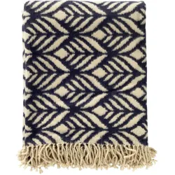 Hoii Plaid 'Alexandra' 150 x 200 cm Insignia Blue - Blau