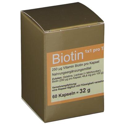 Biotin 1x1 pro Tag Kapseln 60 St