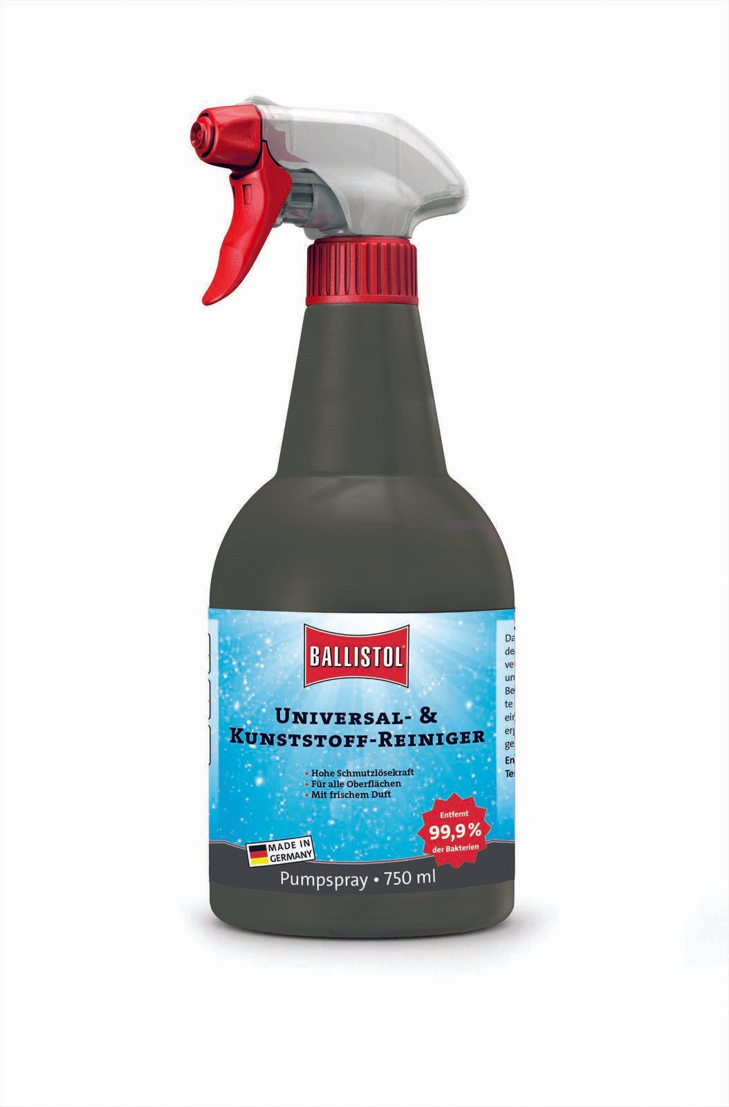BALLISTOL Reinigungsspray UNIVERSAL- & KUNSTSTOFF-REINIGER 750,0 ml 25075