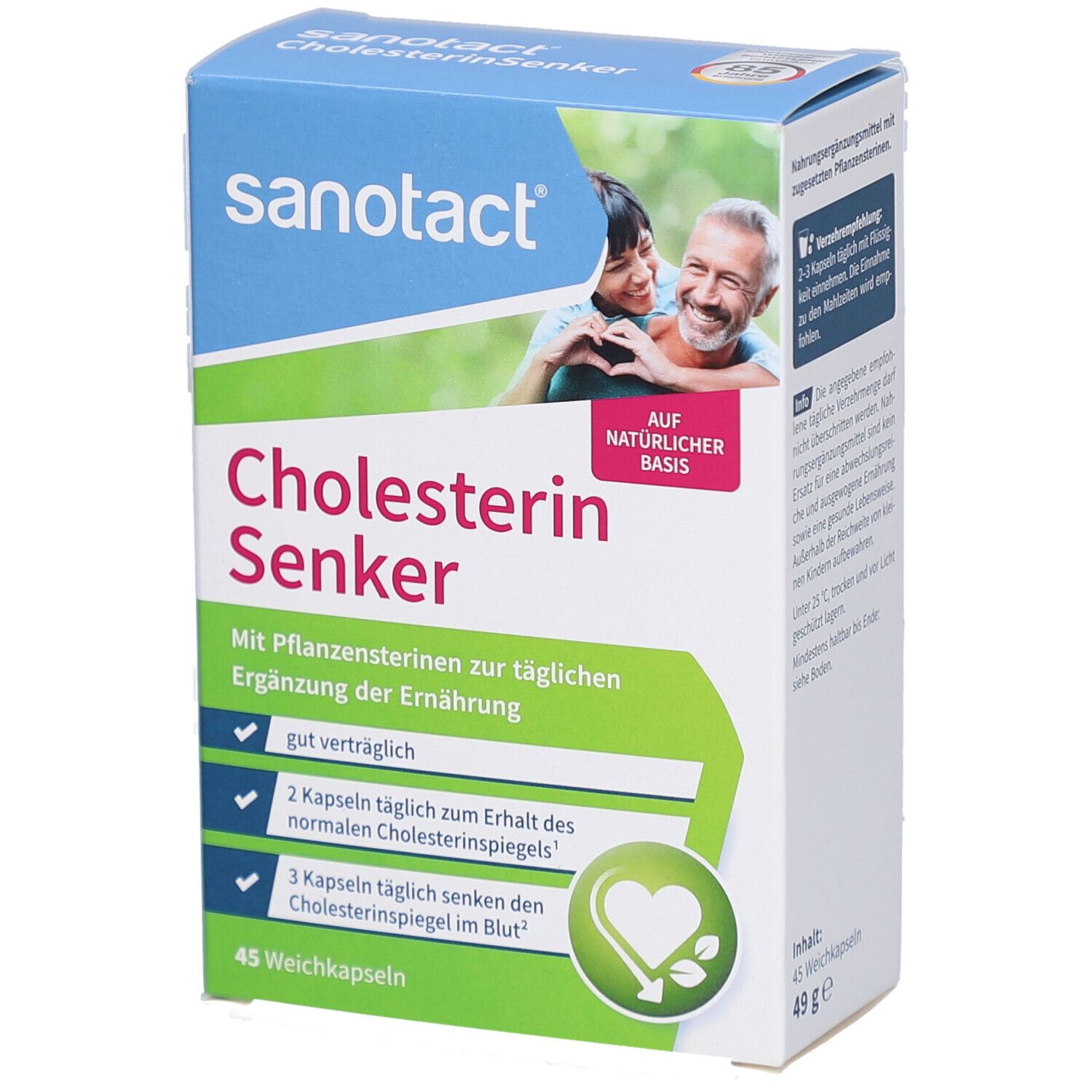 Sanotact Cholesterin Senker Weichkapseln 45 St