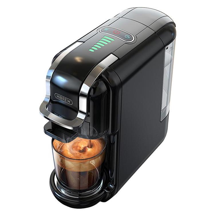 HiBREW 5-in-1 capsule coffee maker H2B (black) (E.S.E., NESCAFÉ Dolce Gusto, NESPRESSO Original) (H2B-black)