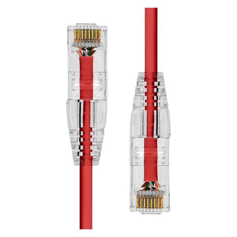 ProXtend Slim U/UTP CAT6 LSZH AWG 28 Red 4M (U/UTP, CAT6, 4 m) (S-6UTP-04R)