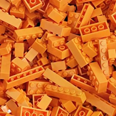 Uplift Treasures 120 240PCS Colorful City Building Blocks Set orange 250g 240pcs