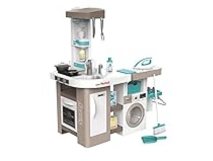 Smoby - Tefal Cuisine Clean - Jouet d'Imitation Cuisine et Ménage - 36 Accessoires - Fonctions Sonores et Mécaniques - A Partir de 3 Ans