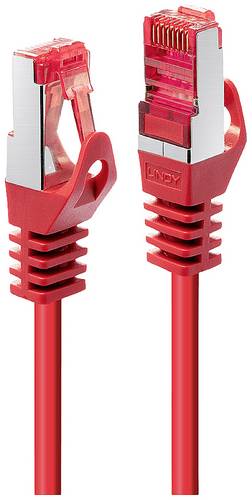 LINDY 47361 RJ45 Patchkabel CAT 6 S/FTP 0.50m Rot