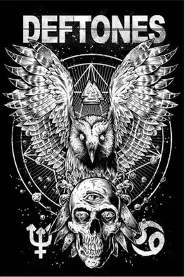 Inspire Picks Deftones Around The Fur Album Poster Retro Rock Band Wall Art Decor 19 50x70cm No Frame