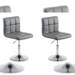 CLP 2er Set Lounger Palma V2 Kunstleder grau