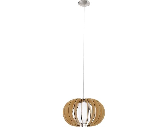 Eglo 95598 Stellato 1 Lampe à suspendre Ø 40cm nickel mat érable blanc