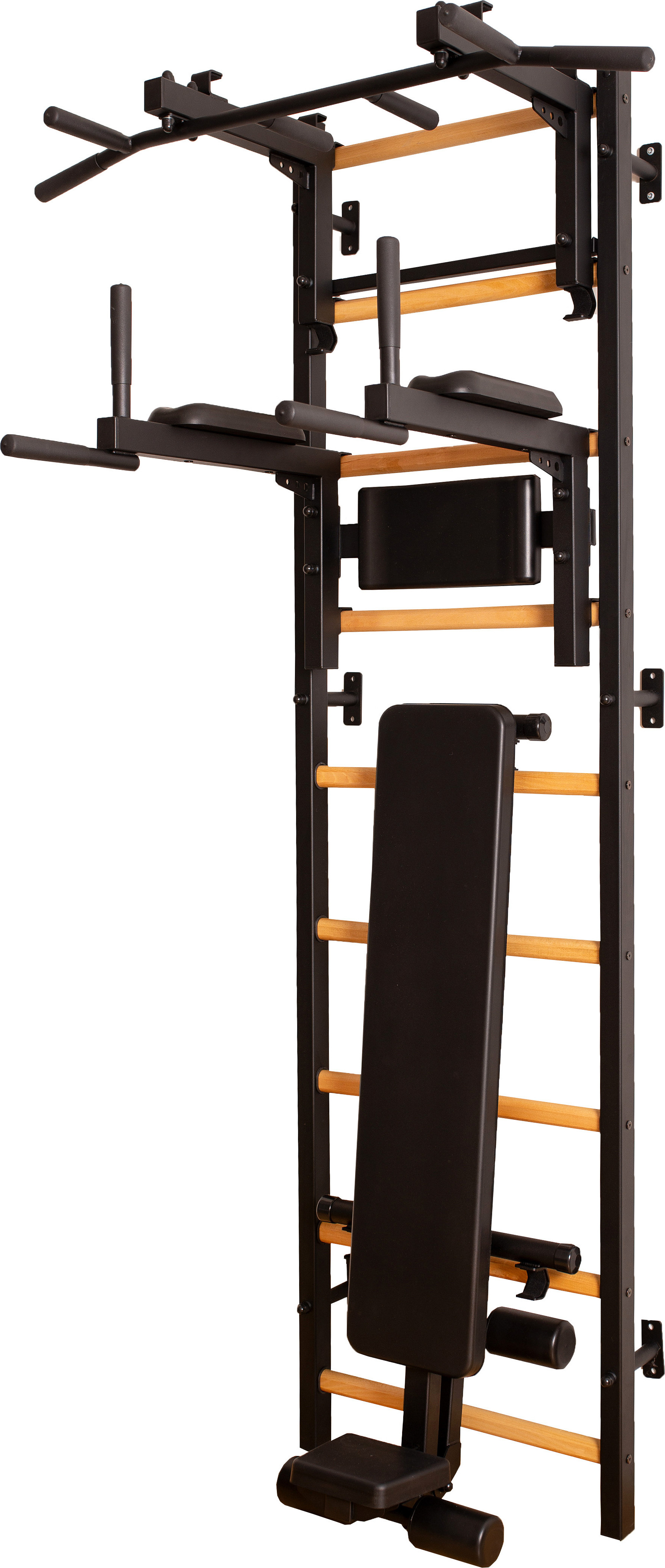 BenchK DB1B, Wand, 150 kg, Schwarz, Stahl, 11 kg