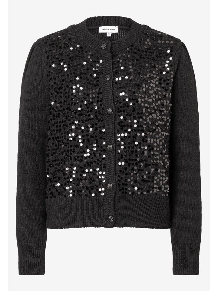 More & More Cardigan in Schwarz - 36