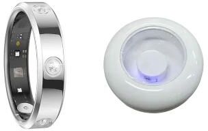 Uplift Treasures Smart Health Monitoring Ring Waterproof Fitness Tracker a Charging Case 10