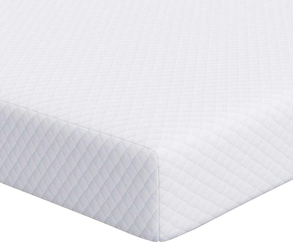 Matratzentopper aus Memory-Schaum 200 x 200 cm Thick Weich Weiß