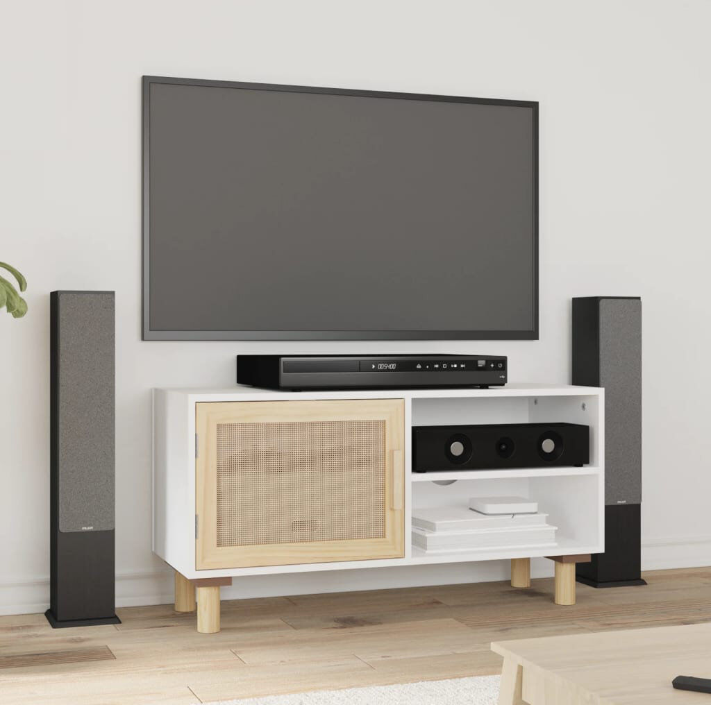 Bay Isle Home Diejuste TV Stand for TVs up to 32" White 32"