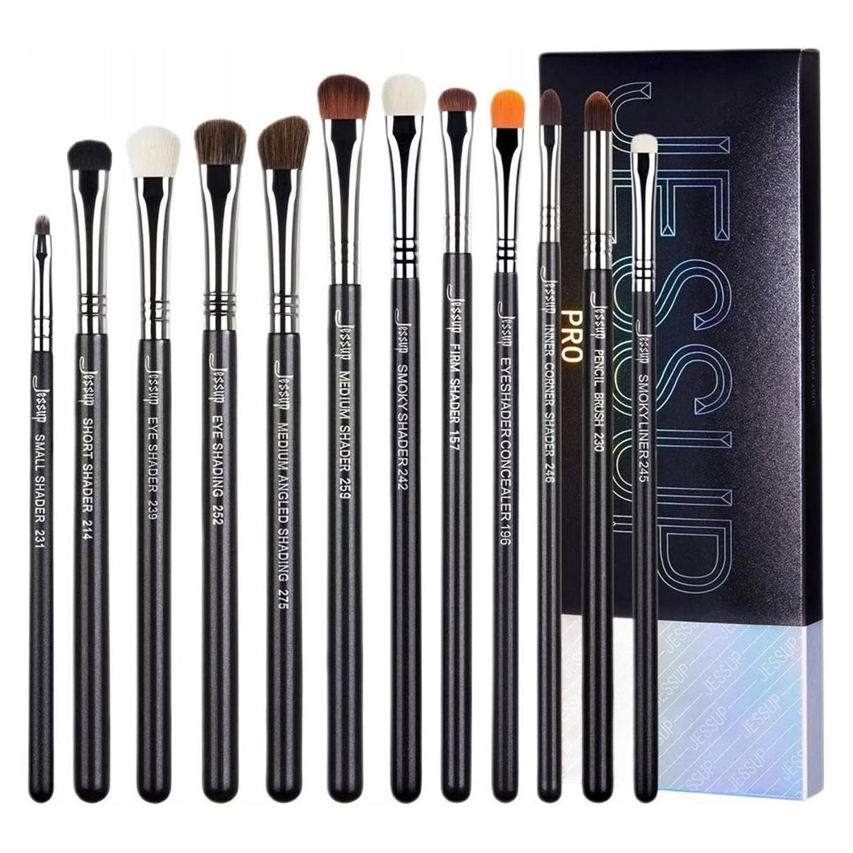 Lidschatten-Makeup-Pinselset 12er-Set Augen-Makeup-Pinsel Professionelle Premium (Set) (T339)
