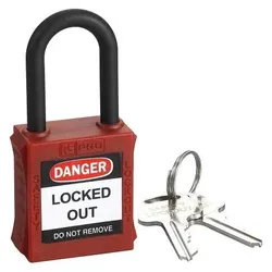 RS PRO, Vorhängeschloss, Nylon Halter Typ Sicherheits-Absperrung, 1-