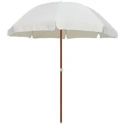 Helloshop26 - Sonnenschirm mit Stahlstange 240 cm sandfarben 02_0008101