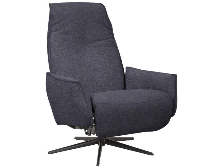 Welnova Relaxsessel, Anthrazit, Metall, 76x103x86 cm, Stoffauswahl, Relaxfunktion, Wohnzimmer, Sessel, Polstersessel
