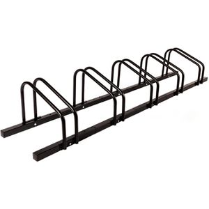 Karat Fahrradständer Linus, Boden-/ Wandmontage / freistehend, Einstellparker, Breite 170cm, für 5 Fahrräder