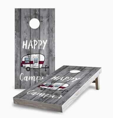 Skip's Garage Happy Camper Cornhole Boards
