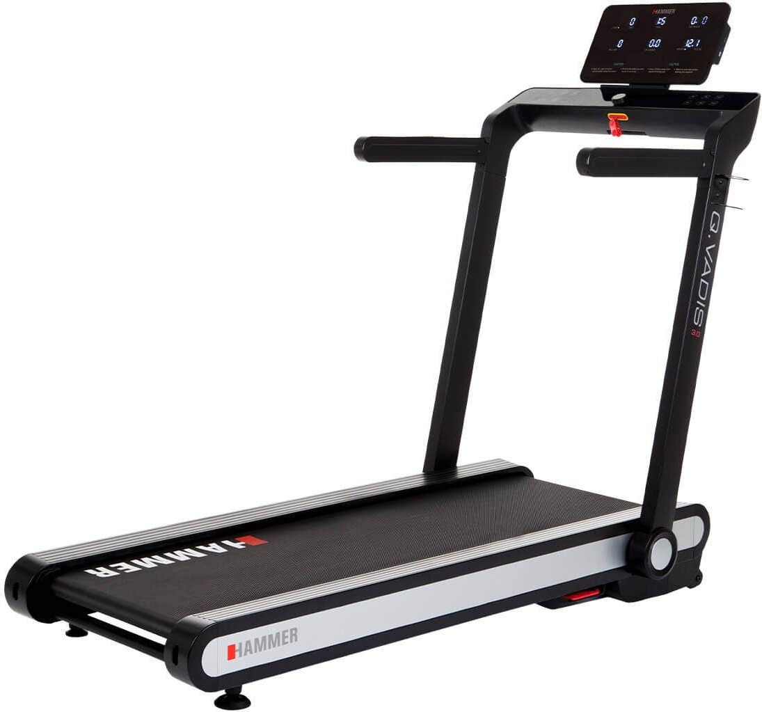 HAMMER Laufband Q. Vadis 3.0, 12 Programme, 3,75 PS, 18 km/h, Kinomap, Zwift