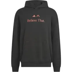 ADIDAS Herren Kapuzensweat Anthony Edwards Believe That, Größe S in Grau Grau