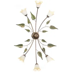 Deckenleuchte Miranda Bronze/Olivgün max. 6 Watt Deckenlampe