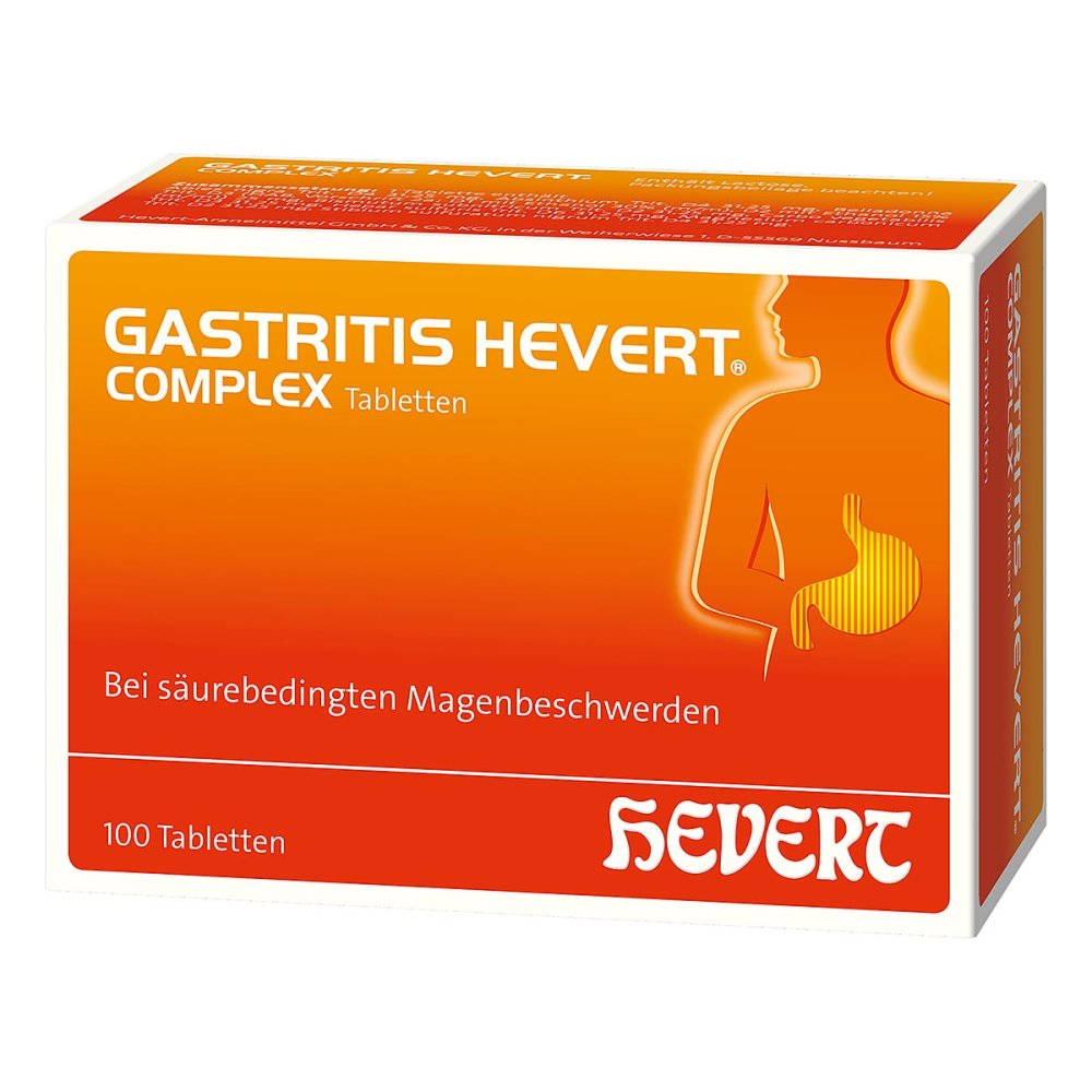 Hevert-Arzneimittel GmbH & Co. KG Gastritis Hevert Complex Tabletten 04518202