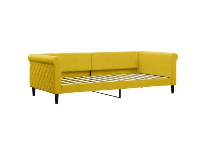 vidaXL Tagesbett Gelb 90x200 cm Samt